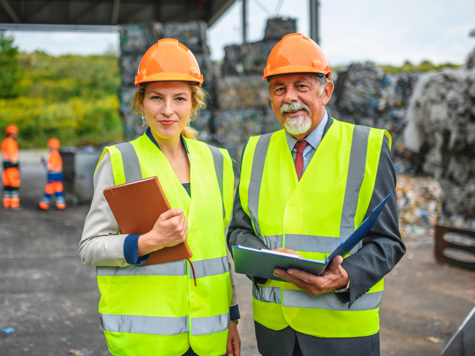 Happy recycling business